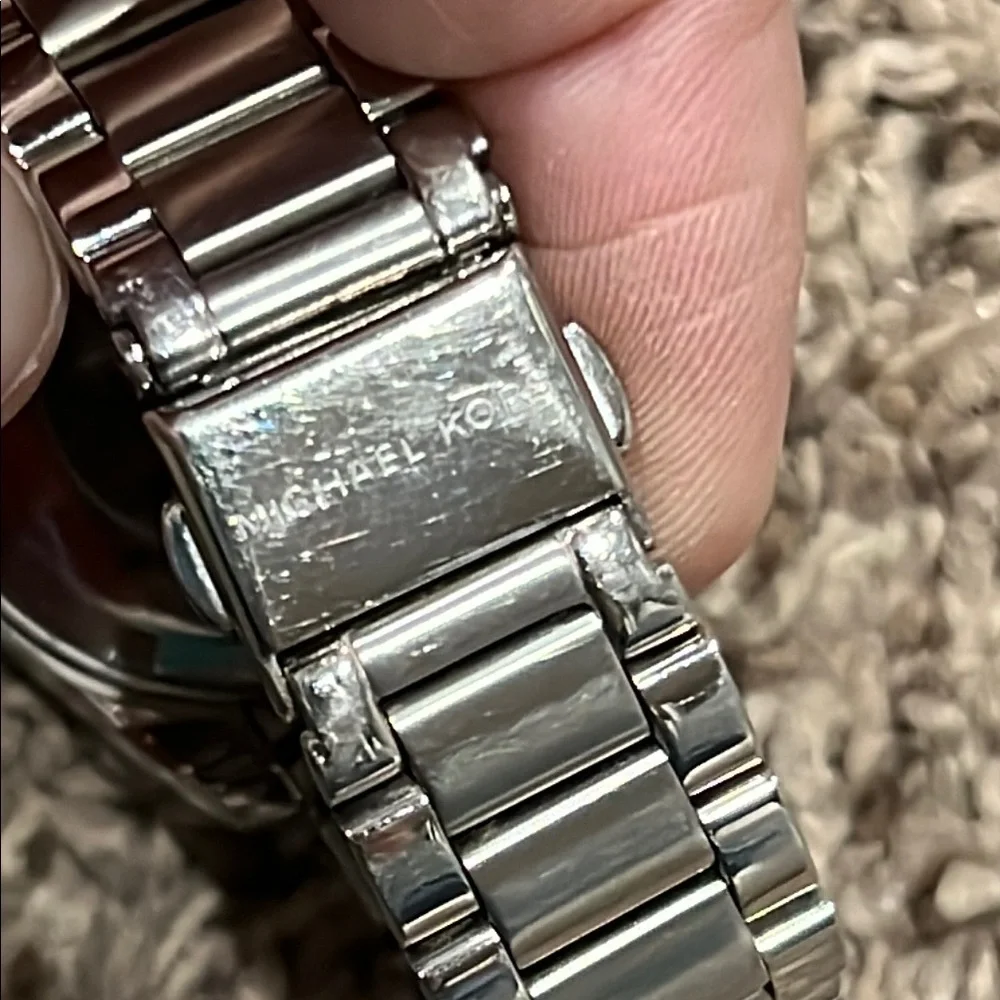 Michael Kors Silver Crystal Watch